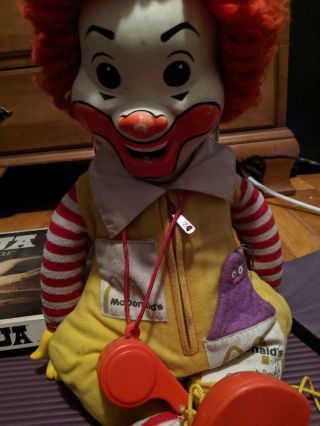 HAUNTED DOLL PARANORMAL ACTIVITY ANTIQUE Clown doll Ronald McDonald 5