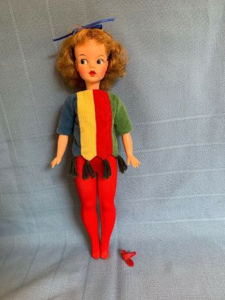 Vintage 60’s Ideal Tammy Doll In Pizza Party High Color 12” Fashion