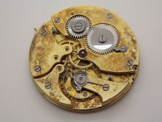 Vintage Antique Pocket Watch Movement 16 Size Swiss Made Good Bal