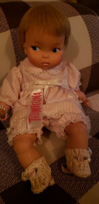 Vintage Ideal Tiny Thumbelina Doll Tabitha Head