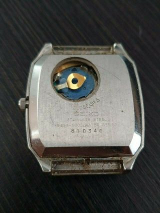 Vintage Seiko King Quartz 5856 - 5000 Japan Watch parts repair 2