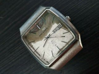 Vintage Seiko King Quartz 5856 - 5000 Japan Watch parts repair 3