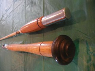 Vintage True Temper Saltwater Fishing Rod Wood Handle 6 ' 5 