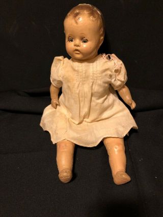 Vintage 14 Inch Composition Baby Doll