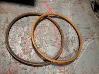 Antique Motorcycle Bicycle 27/28 Inch Wooden Rims Wheels Motorized Bicycle
