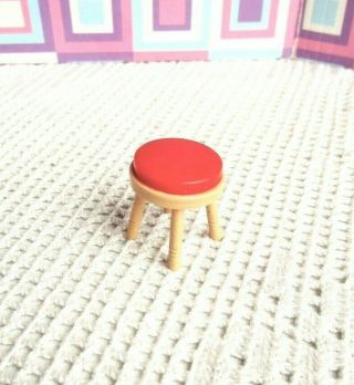 Tomy Smaller Homes Dollhouse Furniture: Bedroom (1) Vanity " Stool " (stool " Only ")