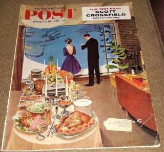 Vintage The Saturday Evening Post February 20,  1960