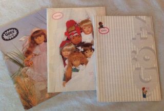 Three Vintage Gotz Doll Catalogues Years 