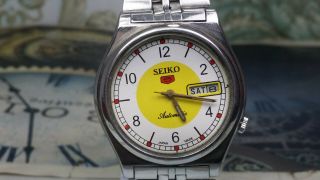 Vintage Seiko Mechanical Automatic Movement Day Date Mens Wrist Watch B147