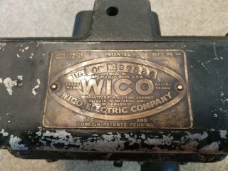 Antique Wico Oc Magneto Oil Field Hit Miss Engine Spark Igniter Stationary Engin