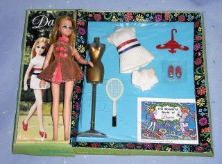 Vintage 1970s Majorette Dawn Doll & Boxed What A Racket (8116)