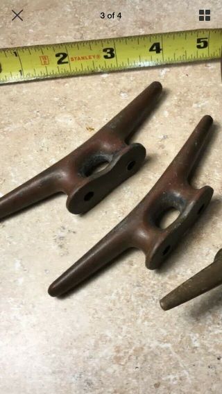 Special Offer For Devawatkin0 Antique Of 2 Sailboat Boat Cleats