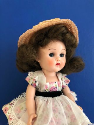 Vintage Vogue BKW Ginny Doll in a 1956 Tagged Dress 2