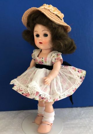 Vintage Vogue BKW Ginny Doll in a 1956 Tagged Dress 3