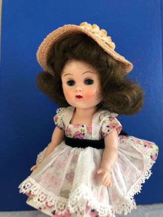 Vintage Vogue BKW Ginny Doll in a 1956 Tagged Dress 4