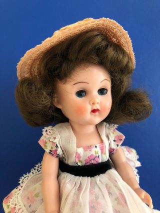 Vintage Vogue BKW Ginny Doll in a 1956 Tagged Dress 6