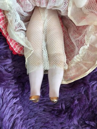 1940 ' s Ruth Gibbs Godey ' s Little Lady porcelain Doll Jo Little Women Antique VTG 5