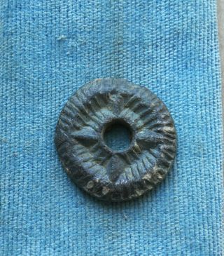 Celtic Tin Ornament Pre - Coin Proto Money 2nd - 1st Century Bc