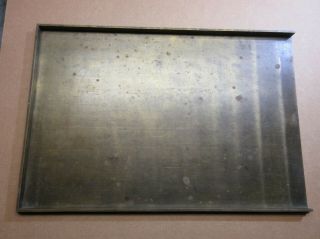 Antique Letterpress Brass H.  B.  Rouse & Co.  Galley Tray O29