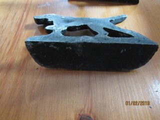 Black antique cast iron pointer dog bookends/door stops 3