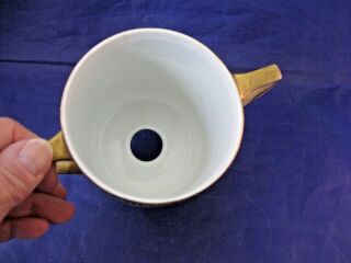 Antique Porcelain Condensed Milk Jar w Lid - Hand Painted Nippon 2