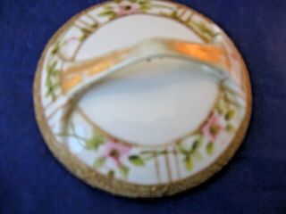 Antique Porcelain Condensed Milk Jar w Lid - Hand Painted Nippon 4
