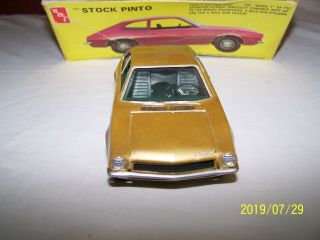 VINTAGE BUILD AMT T - 115 - 1971 FORD PINTO Wonder Pony model car Kit 1/25 5