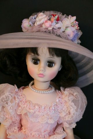 Vintage Madame Alexander Elise Bridesmaid Doll,  18 In,  Tagged Costume,  Pink