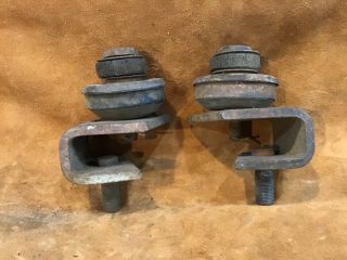 Antique Ford Flathead Engine Mount Adapters 1932 1934 Coupe Roadster Ratrod Trog