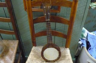 Antique Vintage Banjolele Ukelele Banjo Circa 1920 