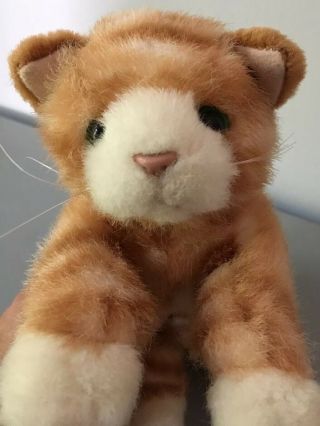 Russ Dempsey Kitten Plush Stuffed Animal Toy Cute Cat Vintage Kitty Orange Small