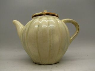 Antique Celadon Glazed Teapot Meiji Japanese Qing Chinese Yixing Tea Pot Ewer