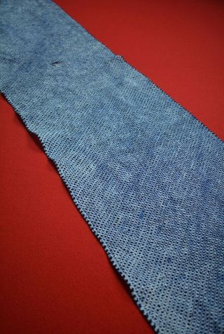 AH59/65 Vintage Japanese Fabric Cotton Antique Boro Indigo Blue SHIBORI 59.  4 