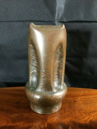 ARTS & CRAFTS Hammered Copper Sculptural Vase | Dirk Van Erp / Stickley era 7