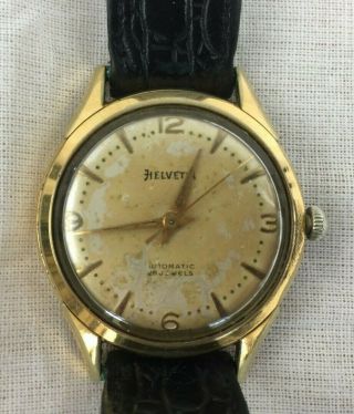 HELVETIA Automatic Vintage Wristwatch - 28 Jewels - Swiss Incabloc - Not 2