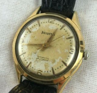 HELVETIA Automatic Vintage Wristwatch - 28 Jewels - Swiss Incabloc - Not 4