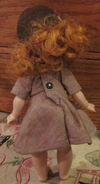 Vintage 50 ' s Vogue Ginny Walking Doll in Outfit,  Red Head 3
