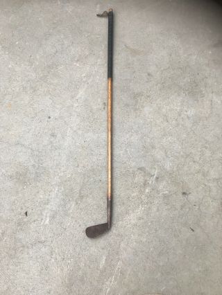 Vintage Antique Golf Club Hickory Leviathan Special Mashie L Iron St Andrews