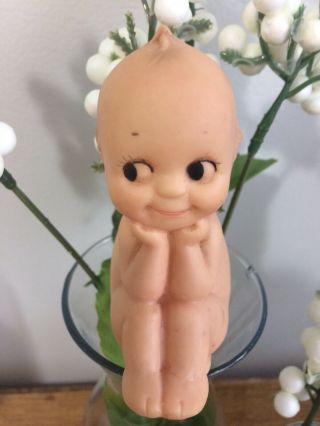Vintage Rose O’neill Rubber Kewpie Doll W/ Squeaker.  Cameo Co.