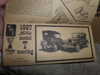 VINTAGE AMT 1927 FORD TOURING 