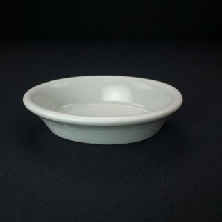 Antique Small Oval Baker Dish Greenwood Pottery Restaurant Ware Circa 1876 - 1886