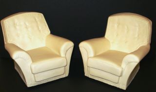Vintage Pedigree Sindy White Armchairs