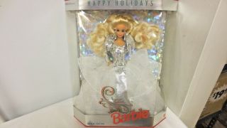 1992 Mattel Barbie 11 1/2 " Doll Happy Holidays Special Edition - Box 1429
