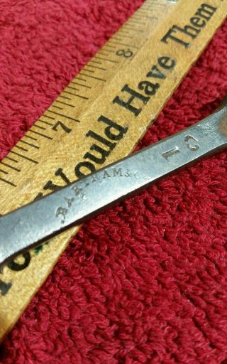 Antique Leather Tool - Bartram & Co.  1/2 " Scallop Punch Stamp
