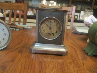 Junghans Carriage Clock Running Music Box Alarm Antique Collectible