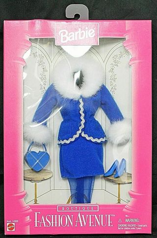 Vintage Barbie Boutique Fashion Avenue Blue Suit Asst.  14980