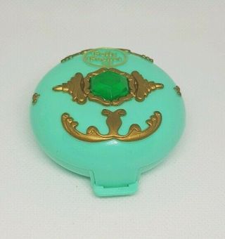 Vintage Polly Pocket BlueBird 1992 Jeweled Jewel Princess Forest Green COMPLETE 4