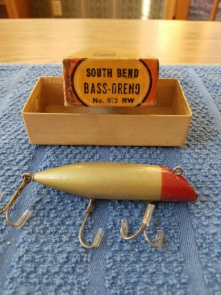 South Bend Bass - Oreno Lure No.  973 Rw 4 Inches