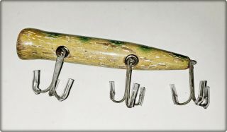 Tough Strikemaster No 7300 Pike Minnow Lure Made In OH 1930s 3