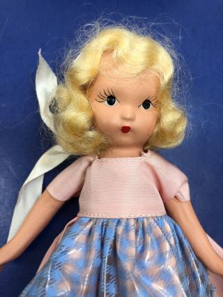 6” Vintage Nancy Ann Storybook Dolls “little Miss,  Sweet Miss” 110 Bisque W/ Box
